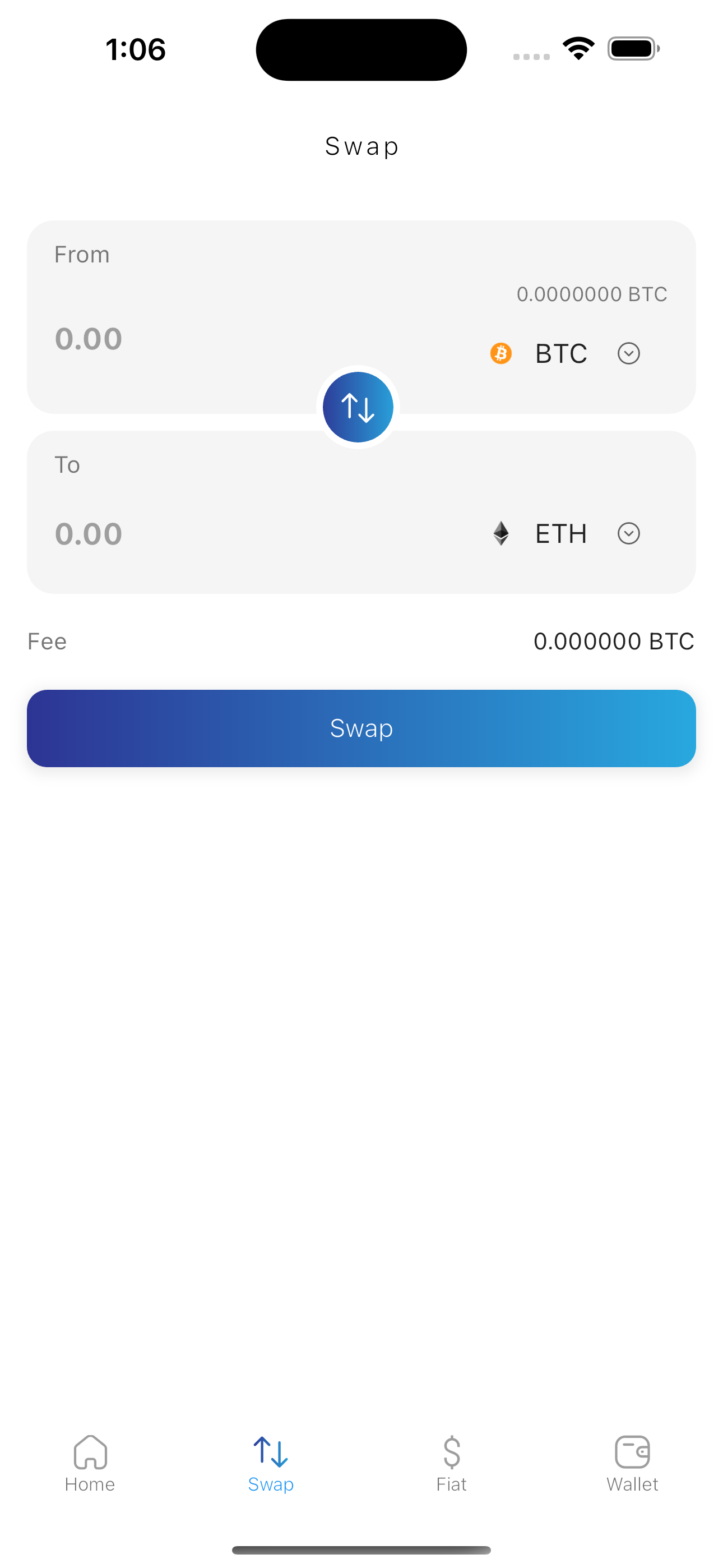 bitko Sign In Screen